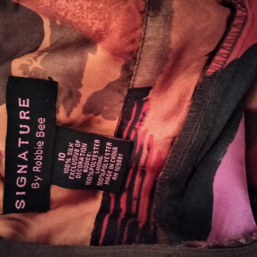 Floor length vibrant burnt orange & red spaghetti strap summer maxi dress size 8